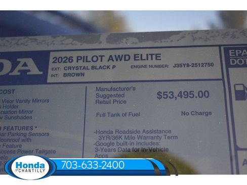 New 2026 Honda Pilot Elite image 41