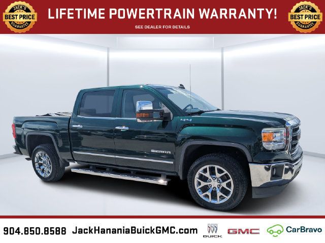Used 2015 GMC Sierra 1500 SLT w/ SLT Crew Cab Value Package AWD/4WD image 1