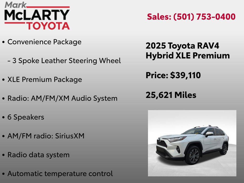 Used 2025 Toyota RAV4 XLE Premium AWD/4WD image 8