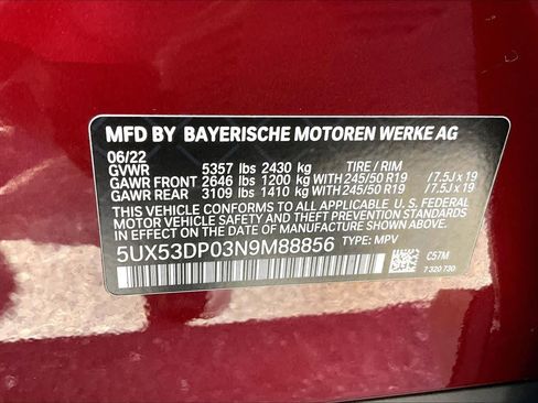 Used 2022 BMW X3 xDrive30i w/ Premium Package 2 AWD/4WD image 34