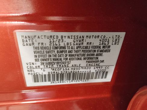 Used 2024 Nissan Sentra SV FWD image 33
