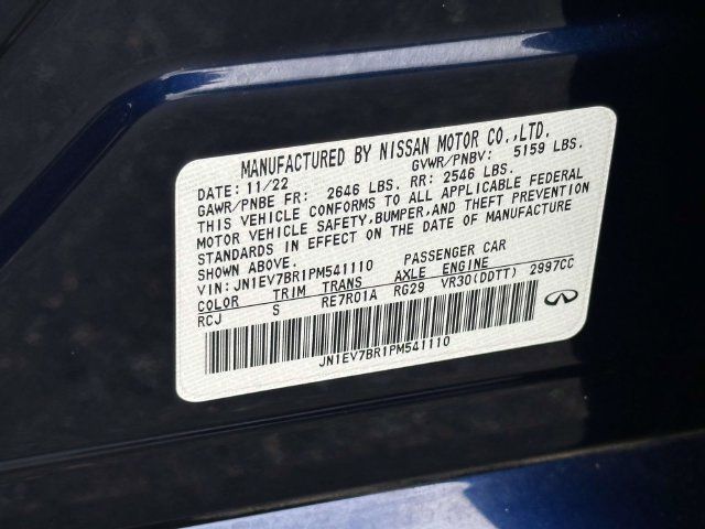 Used 2023 INFINITI Q50 Luxe w/ Cargo Package AWD/4WD image 27