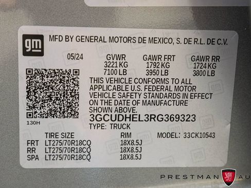 Used 2024 Chevrolet Silverado 1500 ZR2 w/ Technology Package AWD/4WD image 46