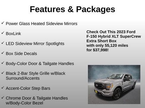 Used 2023 Ford F150 XLT w/ Equipment Group 302A High image 13