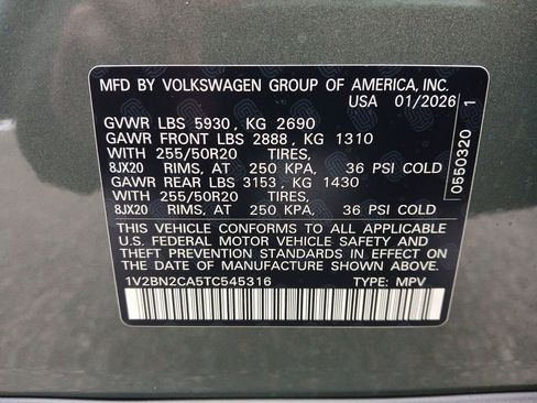 New 2026 Volkswagen Atlas SEL image 30