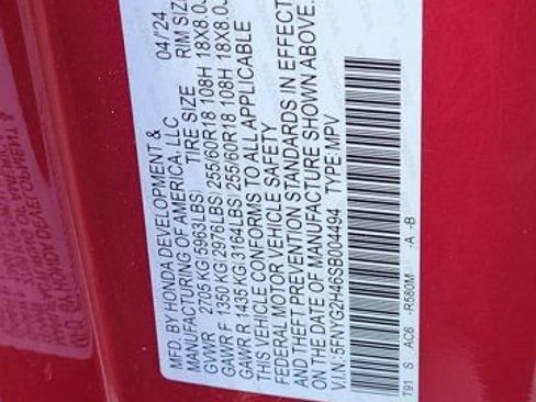 Certified 2025 Honda Pilot EX-L image 36