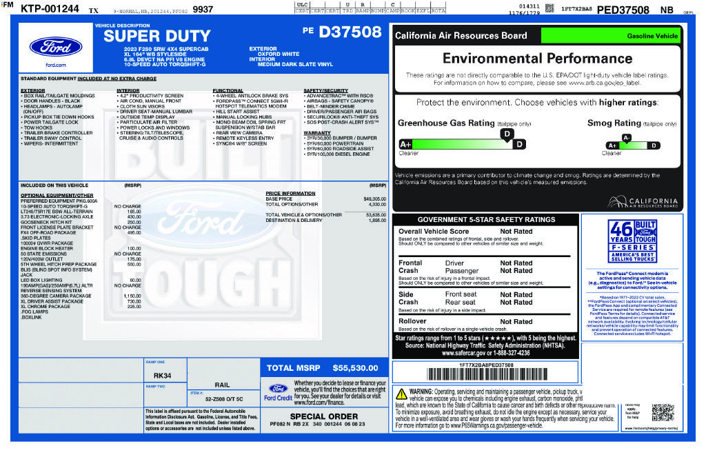 Used 2023 Ford F250 XL w/ 360-Degree Camera Package AWD/4WD image 37