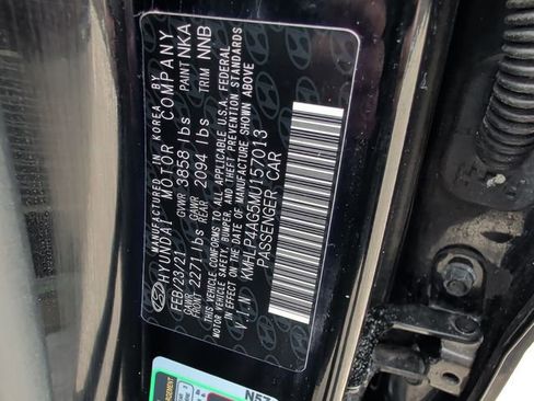 Used 2021 Hyundai Elantra Limited w/ Cargo Package FWD image 35