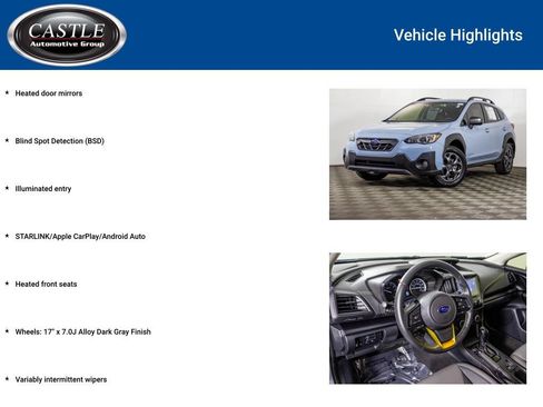 Used 2022 Subaru Crosstrek 2.5i Sport w/ Moonroof Package AWD/4WD image 8