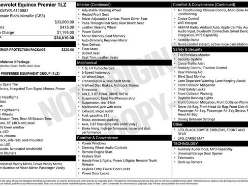 Used 2020 Chevrolet Equinox Premier AWD/4WD image 56