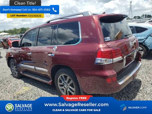 Used 2013 Lexus LX 570 4WD w/ Luxury Pkg image 3