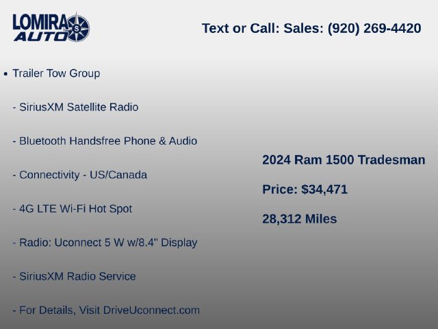 Used 2024 RAM 1500 Tradesman w/ Sport Appearance Package AWD/4WD image 10