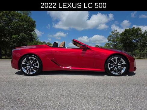 Used 2022 Lexus LC 500 Convertible w/ Touring Package RWD image 2