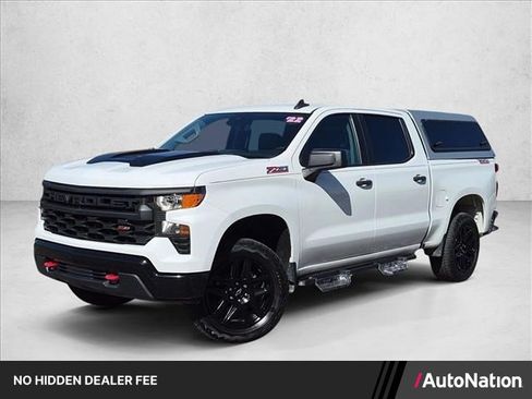 Used 2022 Chevrolet Silverado 1500 Custom Trail Boss w/ LPO, Dark Essentials Package AWD/4WD image 1