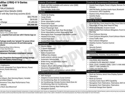 New 2026 Cadillac Lyriq V image 28