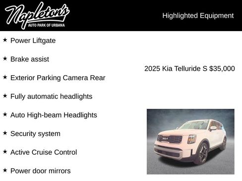 Used 2025 Kia Telluride S FWD image 6