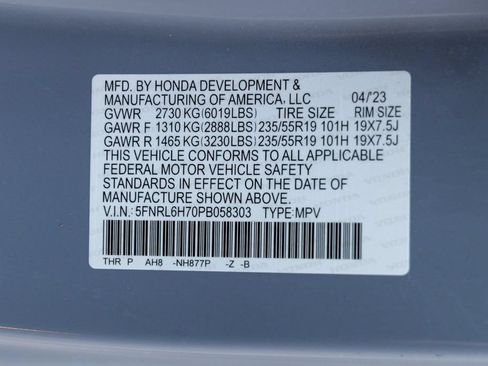 Used 2023 Honda Odyssey Sport image 60