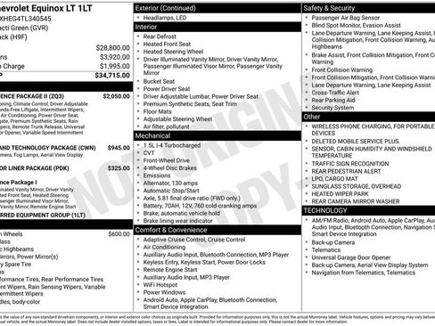 New 2026 Chevrolet Equinox LT w/ Convenience Package II image 10