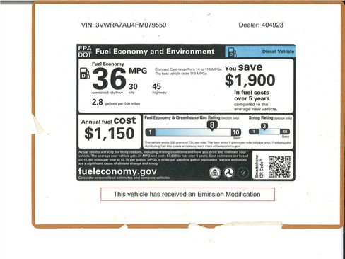 Used 2015 Volkswagen Golf TDI FWD image 48