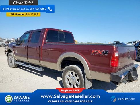 Used 2012 Ford F350 Lariat w/ Lariat Interior Pkg image 3