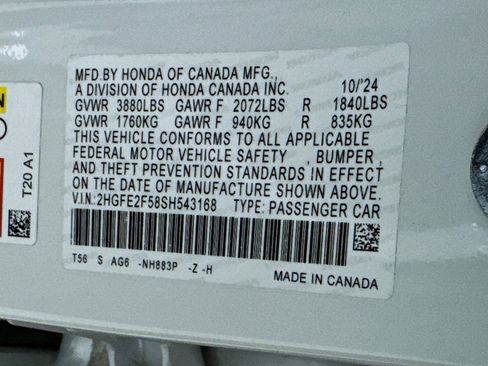 Used 2025 Honda Civic Sport image 24