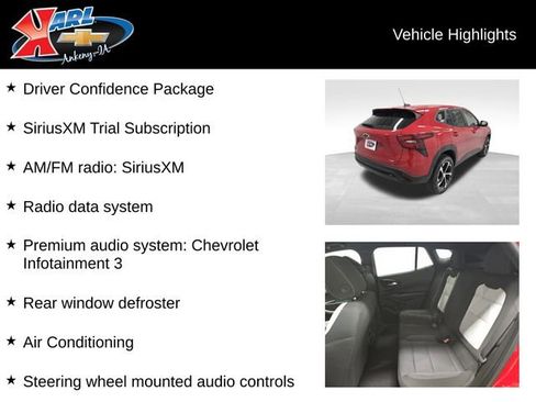 New 2026 Chevrolet Trax RS w/ Driver Confidence Package FWD image 3