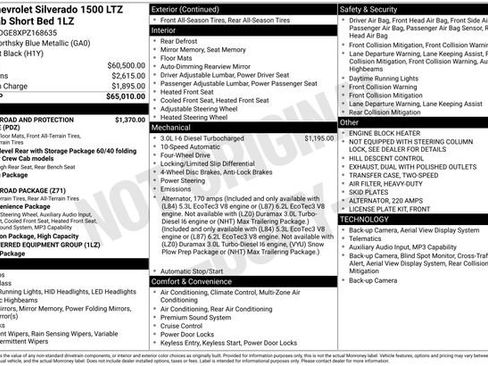 Used 2023 Chevrolet Silverado 1500 LTZ AWD/4WD image 24