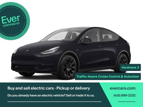 Used 2021 Tesla Model Y Long Range AWD/4WD image 1