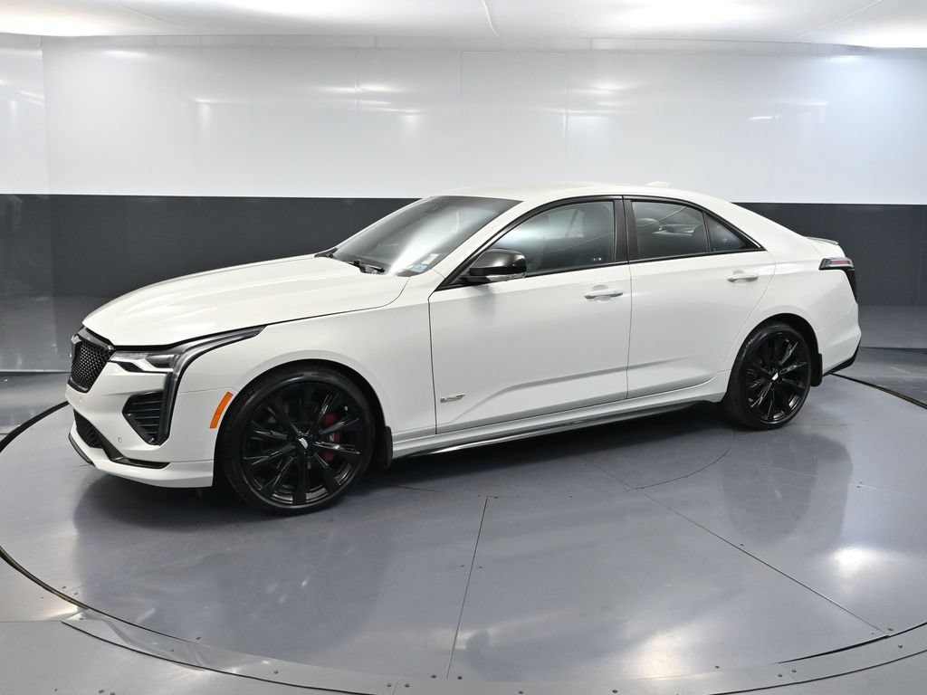 Used 2023 Cadillac CT4 V w/ LPO, ONYX Package AWD/4WD image 7