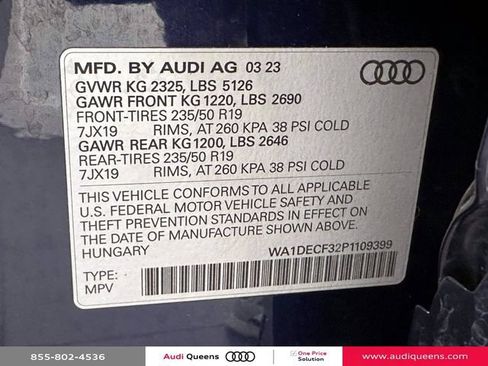 Certified 2023 Audi Q3 2.0T Premium w/ Convenience Package AWD/4WD image 34