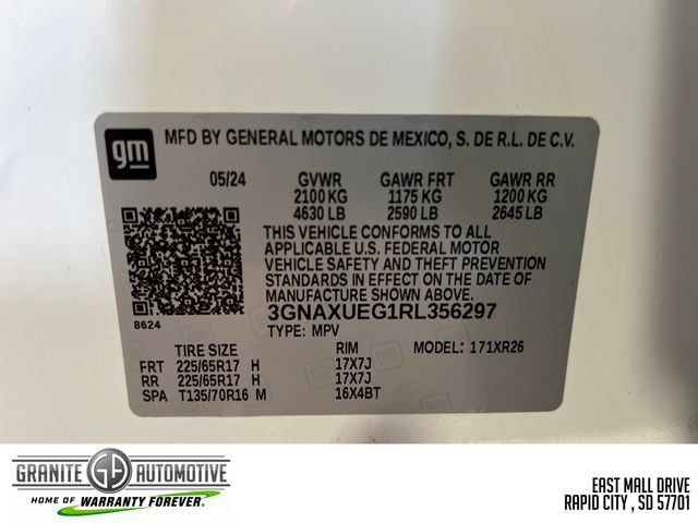 Used 2024 Chevrolet Equinox LT AWD/4WD image 30