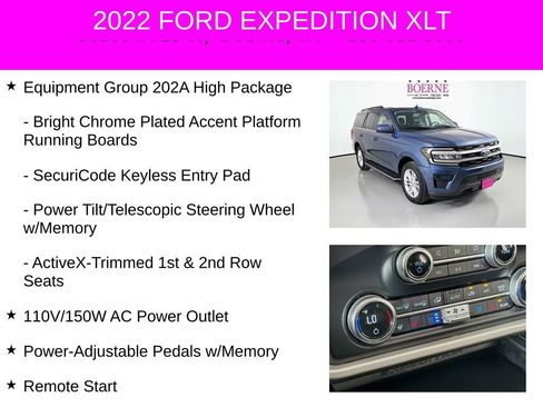 Used 2022 Ford Expedition XLT AWD/4WD image 30