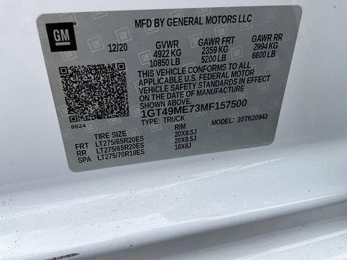 Used 2021 GMC Sierra 2500 SLE w/ SLE Value Package; AWD/4WD image 21