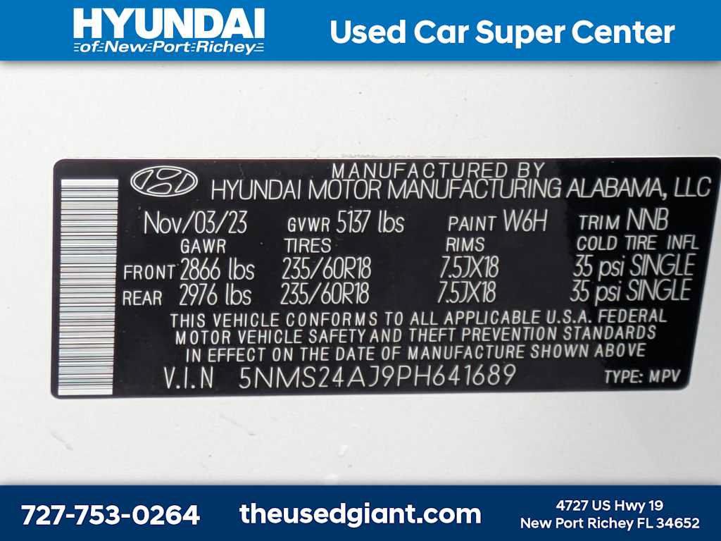 Certified 2023 Hyundai Santa Fe SEL FWD image 41