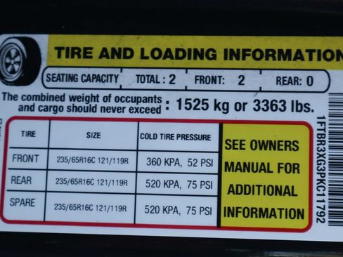 Used 2023 Ford Transit 250 148 High Roof Extended w/ Load Area Protection Package RWD image 48