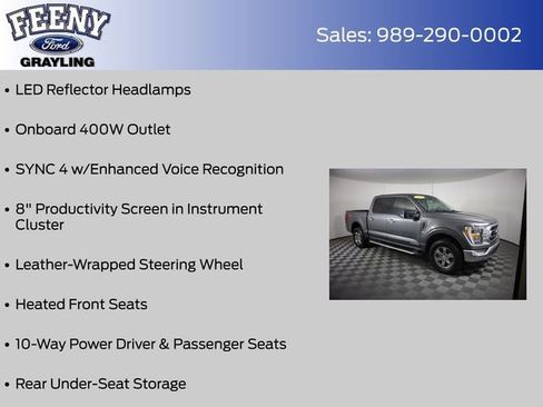 Certified 2022 Ford F150 XLT w/ Equipment Group 302A High AWD/4WD image 24