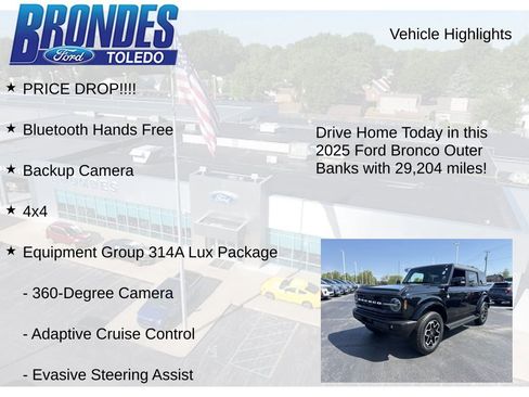 Used 2025 Ford Bronco Outer Banks AWD/4WD image 5