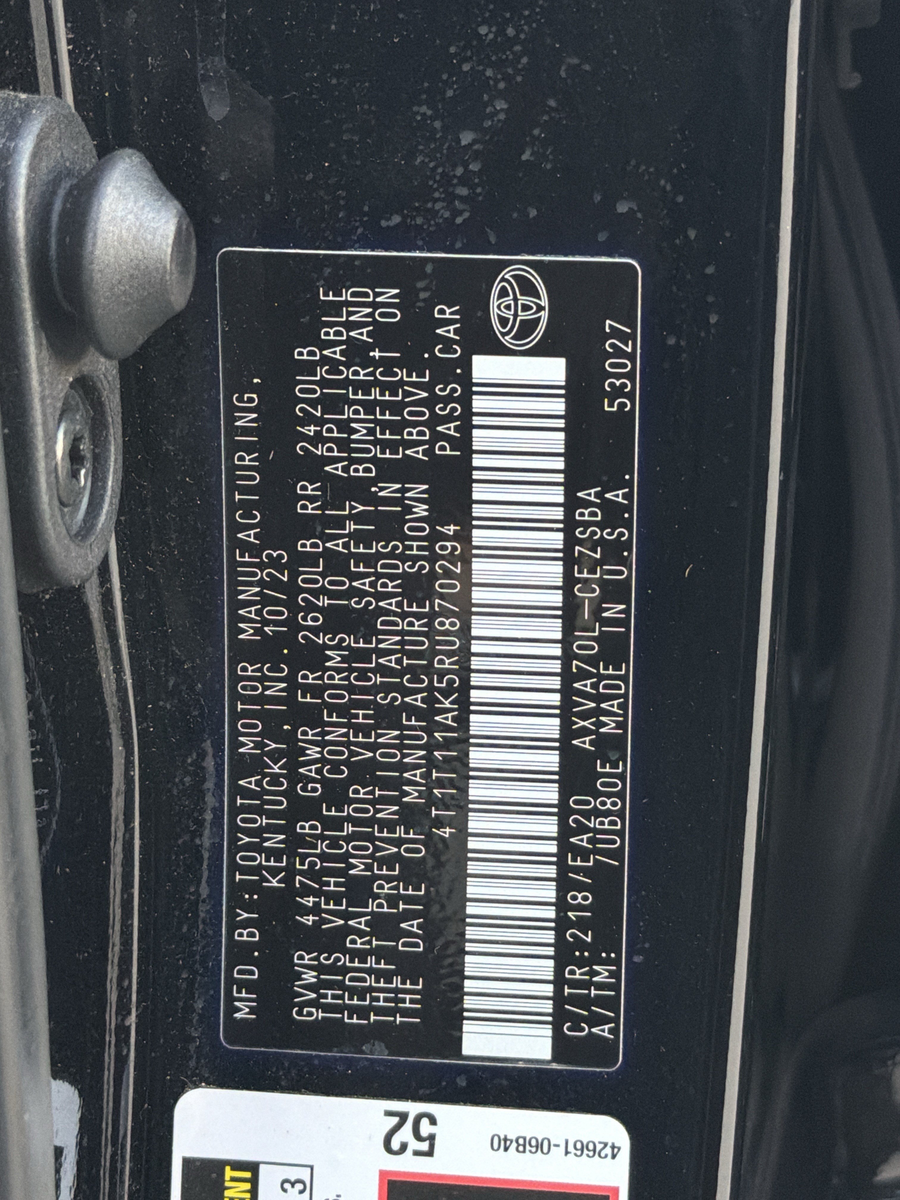 Used 2024 Toyota Camry SE w/ Convenience Package FWD image 35