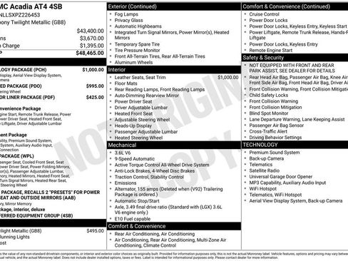 Certified 2023 GMC Acadia AT4 w/ Technology Package AWD/4WD image 33
