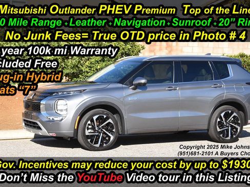 Used 2023 Mitsubishi Outlander SEL image 1
