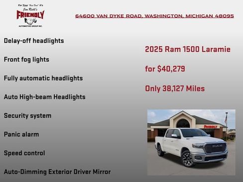 Used 2025 RAM 1500 Laramie AWD/4WD image 30
