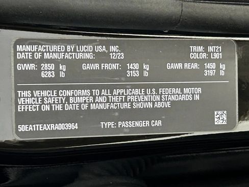 Used 2024 Lucid Air Touring AWD/4WD image 37