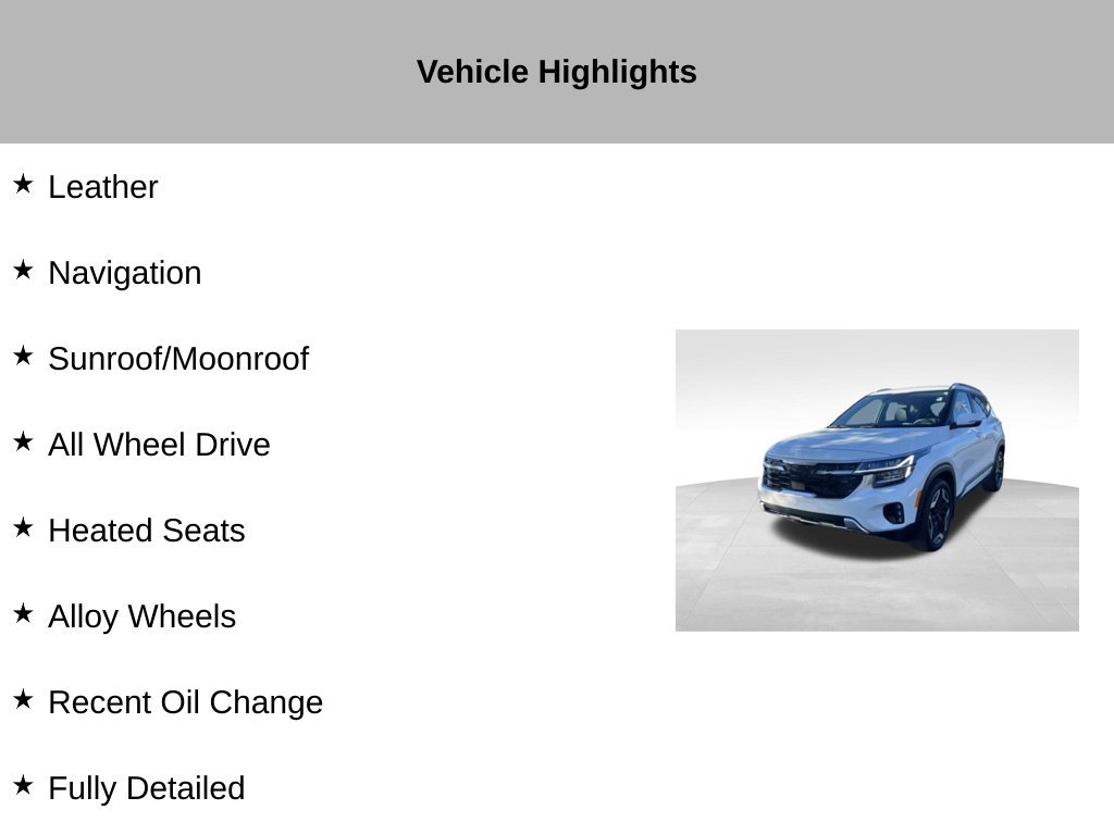 Certified 2026 Kia Seltos SX w/ SX Sunroof Package AWD/4WD image 10