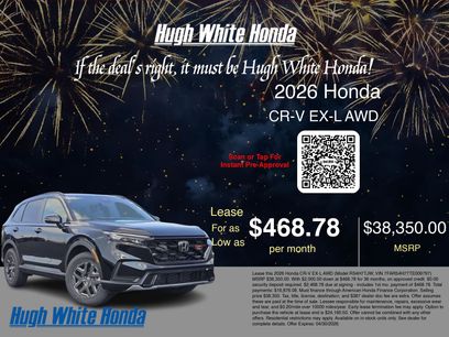 New 2026 Honda CR-V EX-L