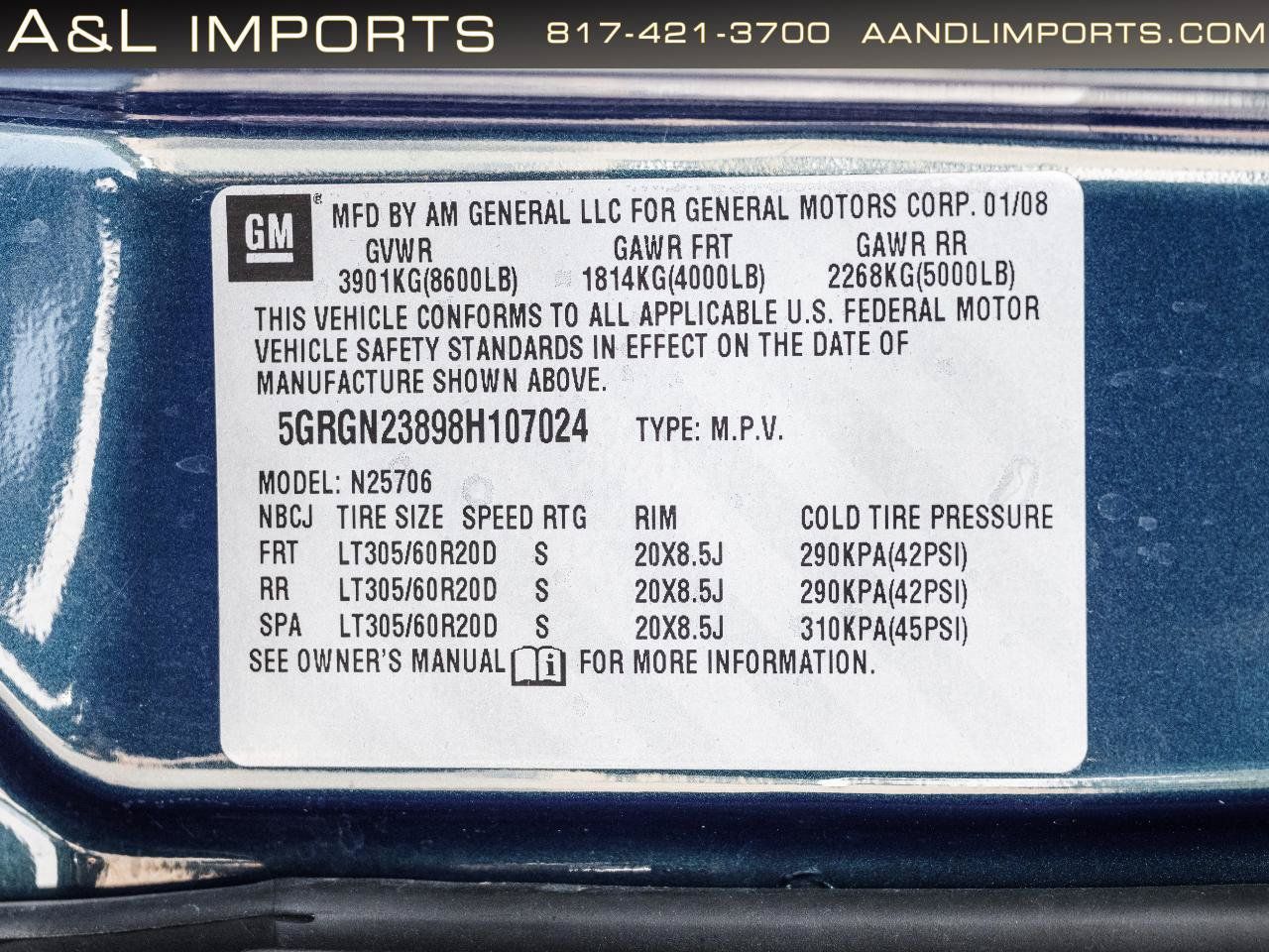 Used 2008 HUMMER H2 AWD/4WD image 66