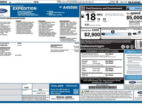 Used 2025 Ford Expedition Active AWD/4WD image 3