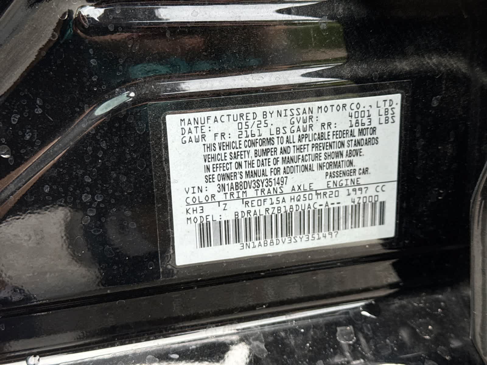 Used 2025 Nissan Sentra SR w/ Midnight Edition FWD image 43