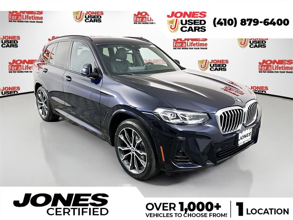 Used 2022 BMW X3 xDrive30i w/ M Sport Package 2 AWD/4WD image 1