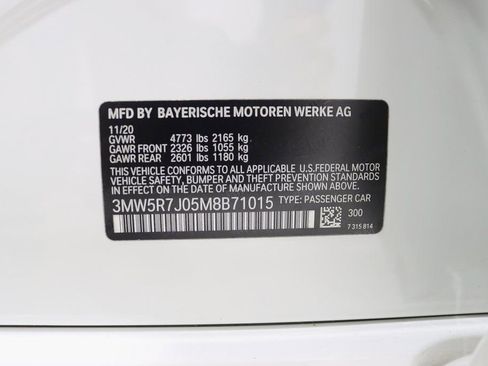 Used 2021 BMW 330i xDrive 330i xDrive w/ M Sport Package image 41