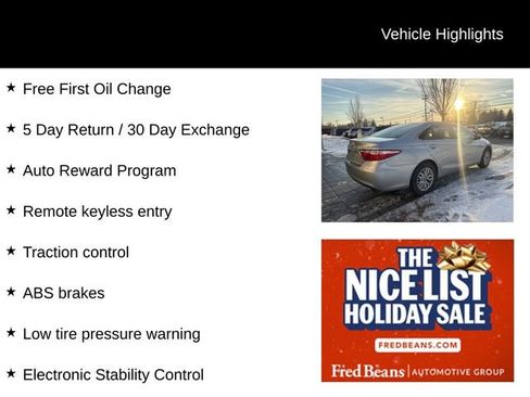 Used 2017 Toyota Camry LE image 3